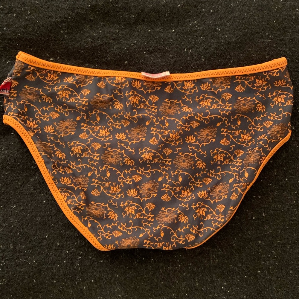 Grey and orange bathing suit bottom - Picture 3 of 3